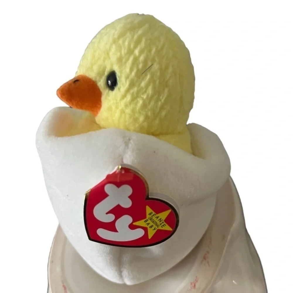 Ty Beanie Baby “Eggbert” the Chick🥚 | 1998 Retired | Easter Collectible